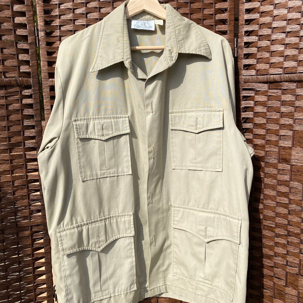 Orvis Tan Fishing Jacket, Size L
